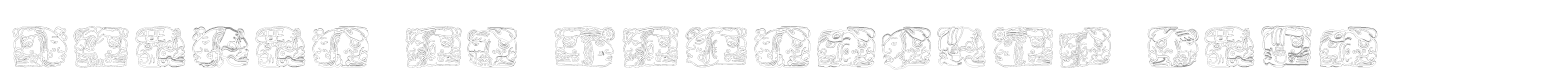Spirit of Montezuma Five font preview